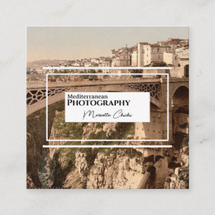 Cuadrada tarjeta de visita simple