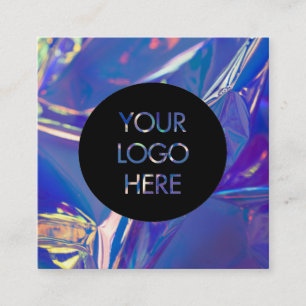 Cuadrada Tarjeta de visita social de los medios del