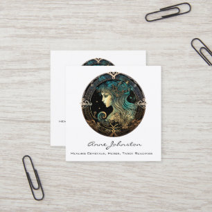 Cuadrada Tarjeta de visita Virgo Zodiac Square