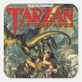 Cuadrada Tarzán del Pegatina Apes™ de 3" (conjunto de 6)