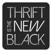 Thrift es el nuevo Pegatina negro
