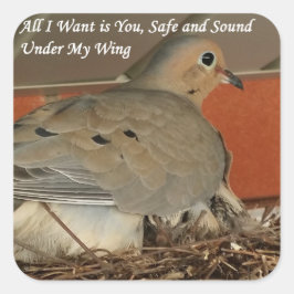 Cuadrada Todo lo que quiero es tu Pegatina de RoseWrites