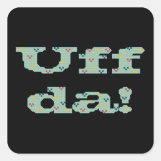 Cuadrada ¡Uff da! Pegatina