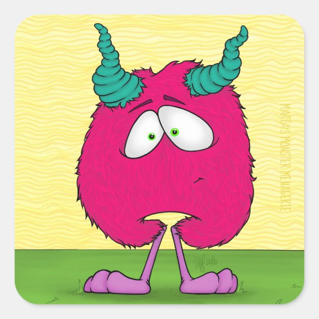 Cuadrada Uma, pegatina (Anverso)