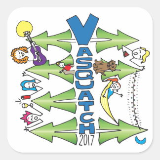 Cuadrada Vasquatch 2017 - Gran Pegatina