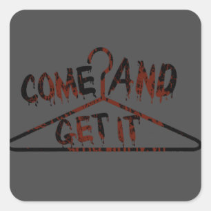 Cuadrada Ven Y Obtén El Pegatina De La Elección De Pro