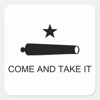 Cuadrada Ven y tómalo hoja Pegatina (20)