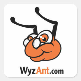 Cuadrada WyzAnt.com Pegatina cuadrado