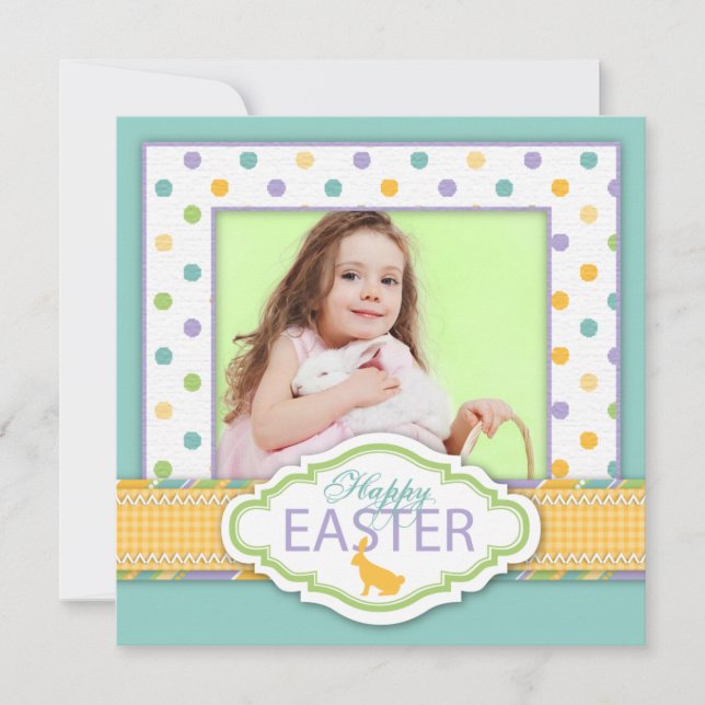 Cuadrado 2 de la invitación del conejito (Anverso)