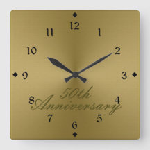 50.º reloj de aniversario Boda