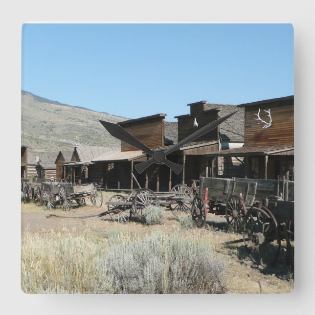 Cuadrado Antiguo reloj de la Plaza Oeste (Anverso)