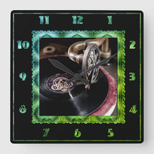 Cuadrado Antiguo reloj de tablas de cambios