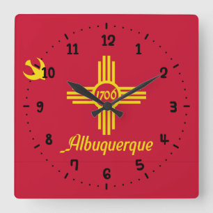 Cuadrado Bandera de Albuquerque, Reloj de la Plaza de Nuevo