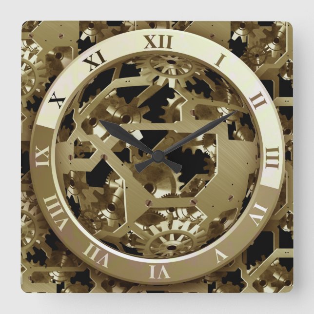 Cuadrado Cara de reloj transparente de Guay (Anverso)