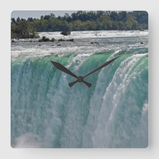 Cuadrado Cataratas del Niágara Horseshoe Cae Foto Reloj de