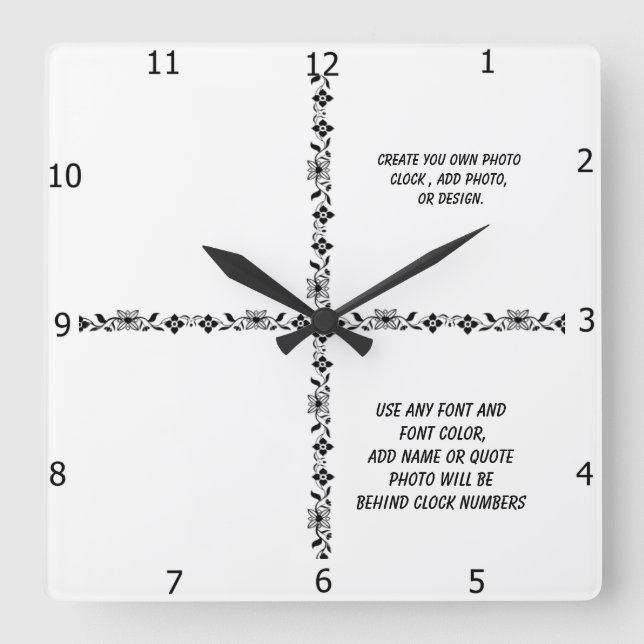 CUADRADO CREAR EL RELOJ DE LA PARED    PROPIEDAD (Anverso)