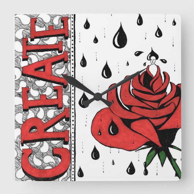 Cuadrado Cree el reloj (Anverso)