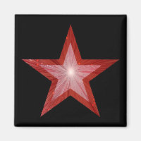 cuadrado de imán del refrigerador de la Estrella R