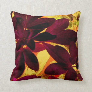 Cuadrado de la almohada de tiro del otoño de