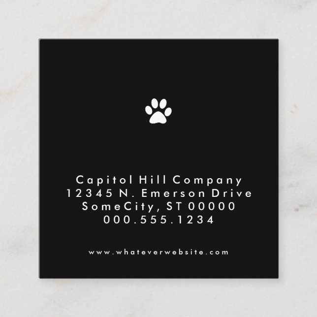 cuadrado de la pata del mascota de la remisión (Anverso)