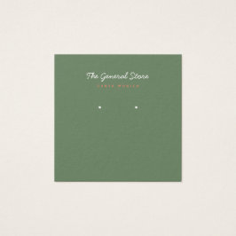 Cuadrado de la tarjeta de visualización de Green E