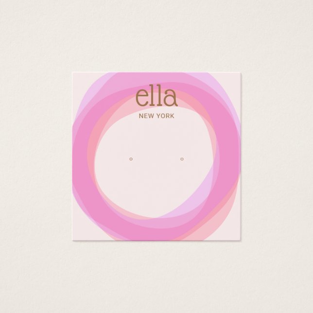 Cuadrado de la tarjeta de visualización de rezago  (Anverso)