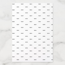 Cuadrado de monograma de la manga de grabación