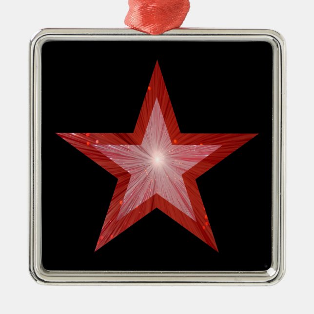 Cuadrado de ornamentos de Estrella Roja (Frente)