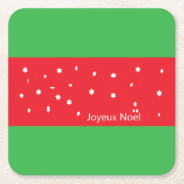 Cuadrado De Papel Joyeux Noes Posavasos