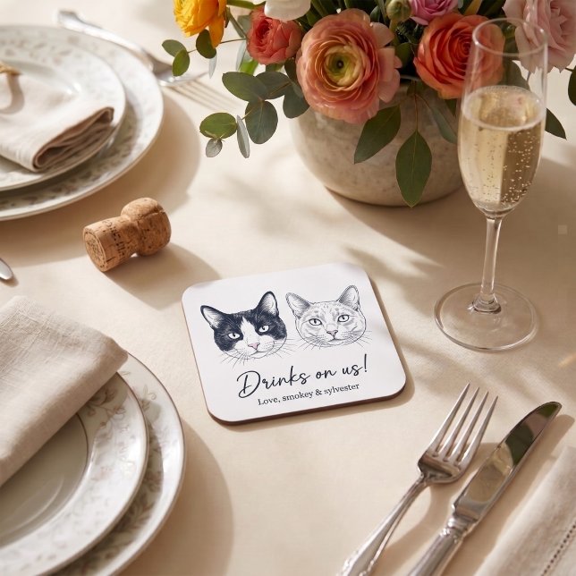 Cuadrado De Papel Kitsip Posavasos (Coaster (Square) - Vignette)