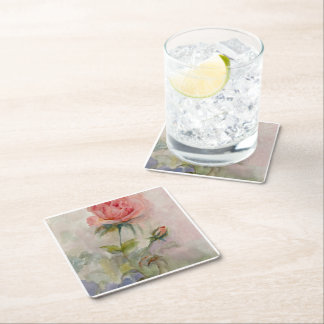 Cuadrado De Papel Posavasos florales