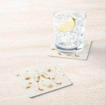 Posavasos Golden Bubbles