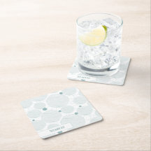 Posavasos Ocean Aqua Waves