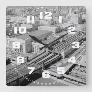 Cuadrado De Pennsylvania trigésimo St.Station reloj de