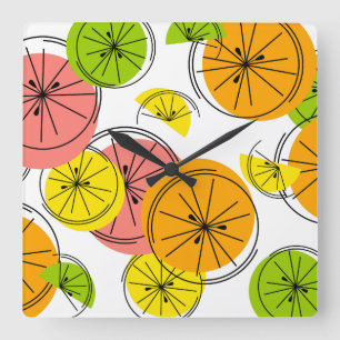 Cuadrado de reloj de cítricos