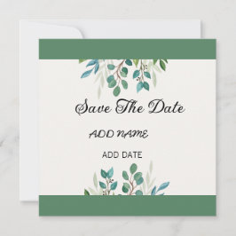 Cuadrado de vegetación húmeda botánica salva la fe