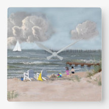 Deja que las olas te golpeen los pies 1... reloj c