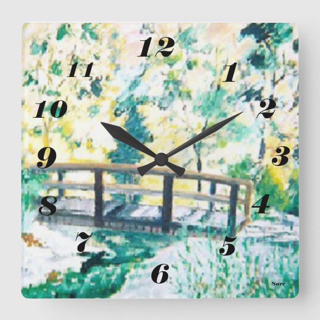 Cuadrado Dew de la mañana del reloj /Sarr (Anverso)