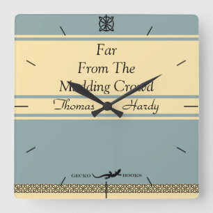 Cuadrado Diseñe su propio reloj retro de la cubierta de