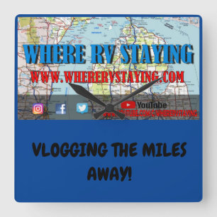 Cuadrado Donde RV Retenido Reloj