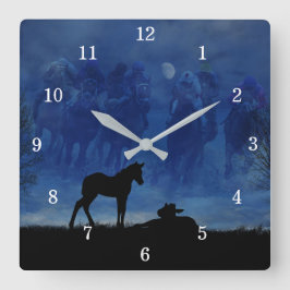 Cuadrado Dos Thoroughbred Racehorse Fool número de reloj de