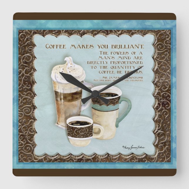 Cuadrado El café del Brew de Deja le hace el reloj (Anverso)