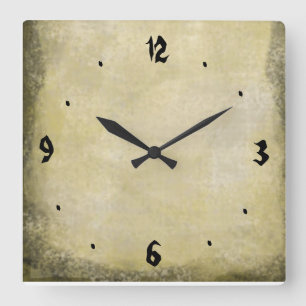 Cuadrado El punk antiguo del vapor del reloj de la mirada