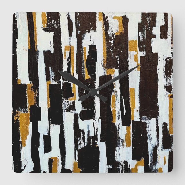 Cuadrado En el reloj del muro de los bosques (Anverso)