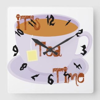 Cuadrado Es el reloj del tiempo del té