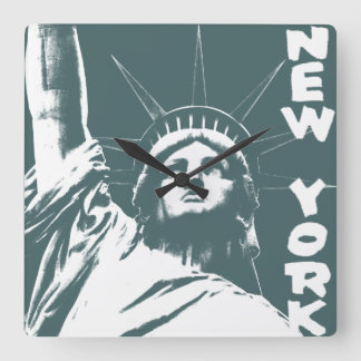 Cuadrado Estatua del reloj de Nueva York