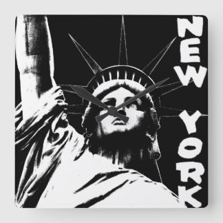 Cuadrado Estatua del reloj de Nueva York