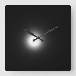 Cuadrado ESTILO Y DISEÑO DE LA LUZ DE LA LUNA DEL Reloj
