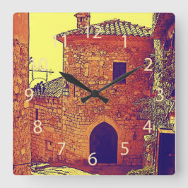 Cuadrado Eze, reloj de la cocina de Provence