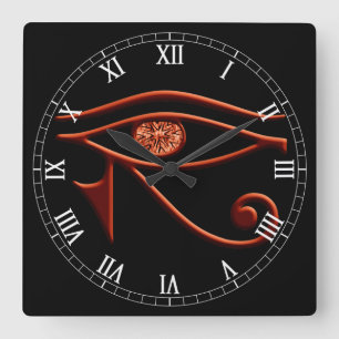 Cuadrado Feroy Ojo Del Reloj Numeral Romano De Horus